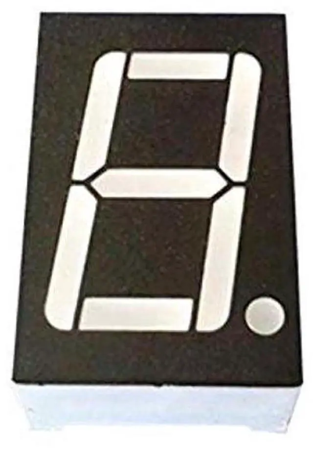 Alt view image 4 of 4 - 0.56" 1-Digit 7-Segment Display Common Cathode Red 1-Digit LED Display Digital Tube (4pcs)