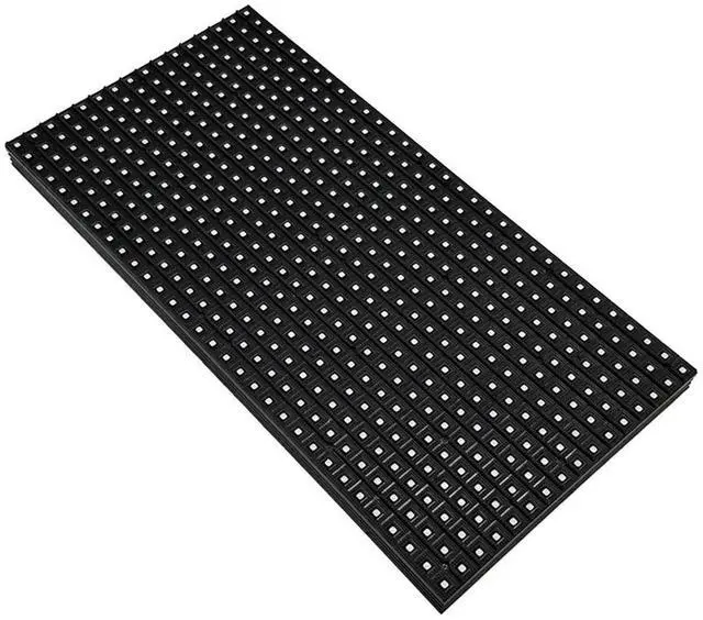 Alt view image 4 of 7 - 4Pcs P10 Full Color Outdoor LED Module HUB75 SMD3535 32x16 Pixels LED Display Panel 320x160mm 1/4S Driver,4 x LED Display Unit Board 4 cord 4 x cable,Black