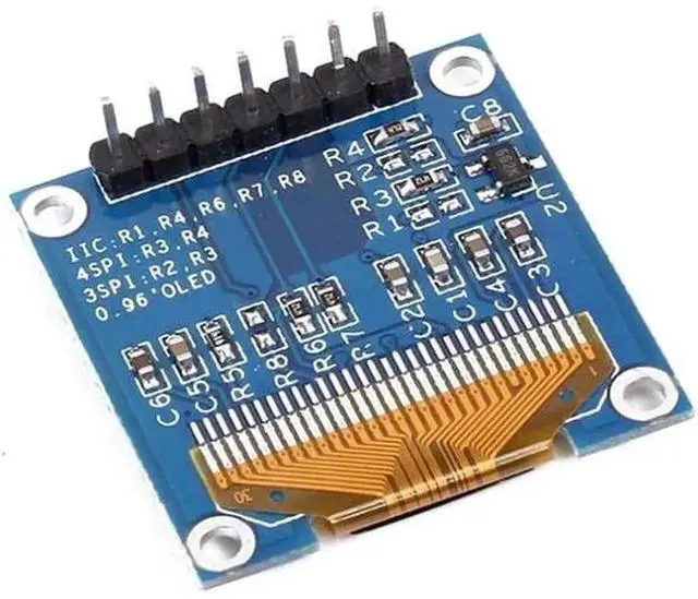 Alt view image 3 of 4 - 0.96in I2C IIC SPI Serial 128X64 OLED LCD Display 4 Pin Font Color Blue