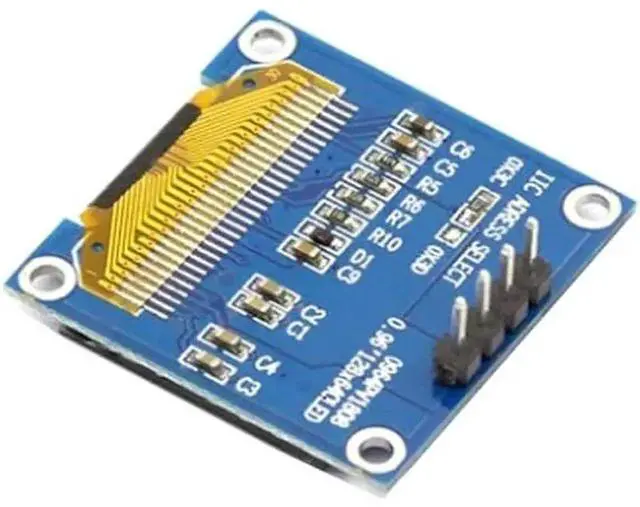 Alt view image 2 of 4 - 0.96in I2C IIC SPI Serial 128X64 OLED LCD Display 4 Pin Font Color Blue