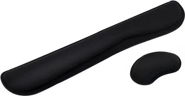 Main image of Electronics Memory Foam Non Slip Keyboard Wrist Rest Pad and Mouse Wrist Rest Support For Gaming,Office, Computer, Laptop, & Mac - Durable & Comfortable & Lightweight For Easy Typing&Pain Relief