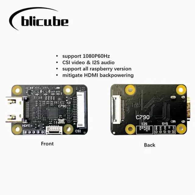 Alt view image 2 of 4 - HDMI IN HDMI to CSI-2 C790 pikvm raspberry pi 5