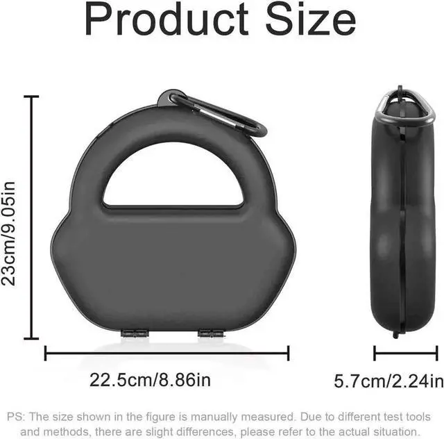 Alt view image 4 of 5 - SUOFEIK Hard Case for AirPods Max - Hard Travel Case with Full Protection for Apple Pro Max Headphones (Blue)