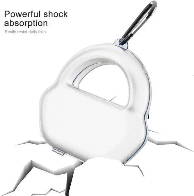 Alt view image 4 of 5 - SUOFEIK Hard Case for AirPods Max - Hard Travel Case with Full Protection for Apple Pro Max Headphones (White)