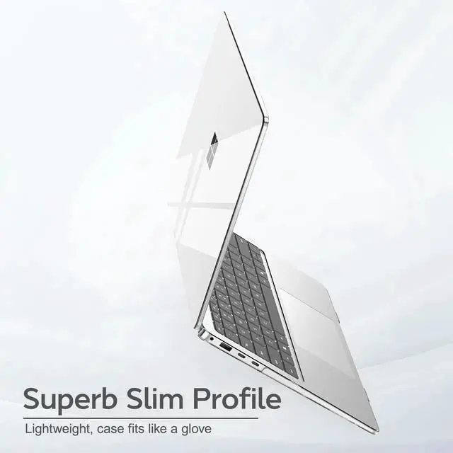 Alt view image 5 of 5 - B BELK Case for Microsoft Surface Laptop 15 inch Touchscreen Copilot+ PC 2024 (7th Edition) Model: 2037, Plastic Hard Shell Case + Keyboard Cover + Screen Protector for 15'' Microsoft Surface, Clear