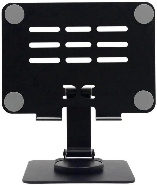 Main image of FRAINEL 360° Rotating Adjustable iPad Stand Aluminum Alloy Tablet Holder with Anti-Slip Pads, Ventilated Back Panel, Infinite Angle Support Arm, Compatible with iPad, Kindle, Surface