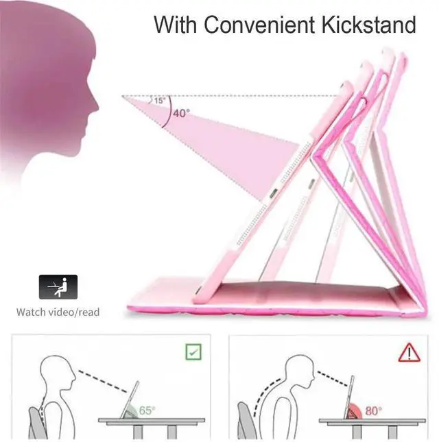 Alt view image 5 of 5 - AuroiCCY for iPad Pro 12.9 inch 6th/5th/4th/3rd Case (2022/2021/2020/2018), Girly Woman Cute Crown Elegant PU Leather Bling Diamond Smart Auto Wake/Sleep Kickstand Flip Cover for iPad Pro 12.9 (Black)