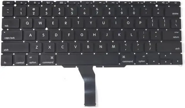 Alt view image 2 of 5 - Padarsey New Laptop Black US Backlit Backlight Keyboard Compatible for MacBook Air A1370 A1465 11-Inch 2011 2012 2013 2014 2015 MD711 MD712 MD223 MD224 MC968 MC969 with 80 PCE Screws+Screwdriver