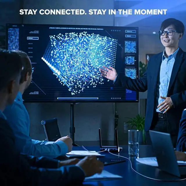 Alt view image 3 of 5 - Cat7 Ethernet Cable 25ft, 2-Pack (White) - Braided High-Speed Network LAN Cables for Gaming, Streaming, Router, Modem, PC, PS5, Xbox - Durable & Tangle-Free Design, 2-Pack