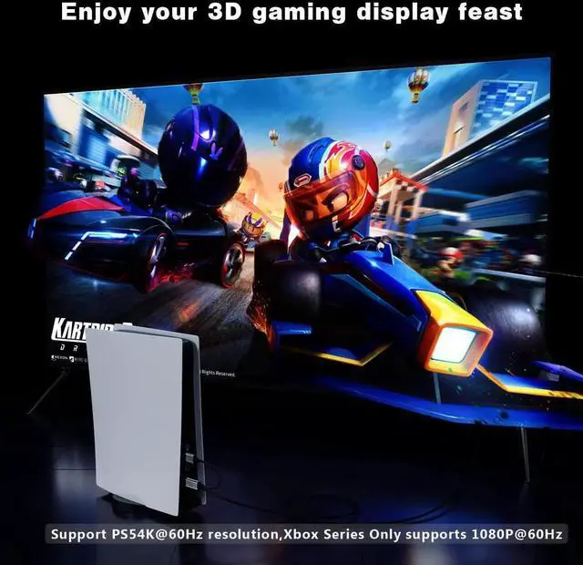 Alt view image 3 of 5 - SWITCHFLUX Active HDMI to DisplayPort Cable,4K@60Hz,1080P@120Hz 10FT Uni-Directional HDMI (Source) to DP (Display) Braided Cord Compatible with PC,Laptop,AMD,NVIDIA,PS5,Xbox