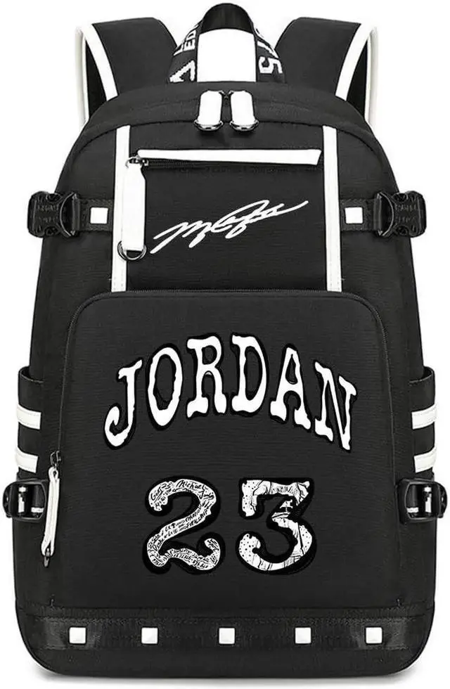 Main image of buluuoor Basketball Star 23 Athletes Laptop Backpack Student Backpack Men Women Ultra Light Travel Bag (Black1)
