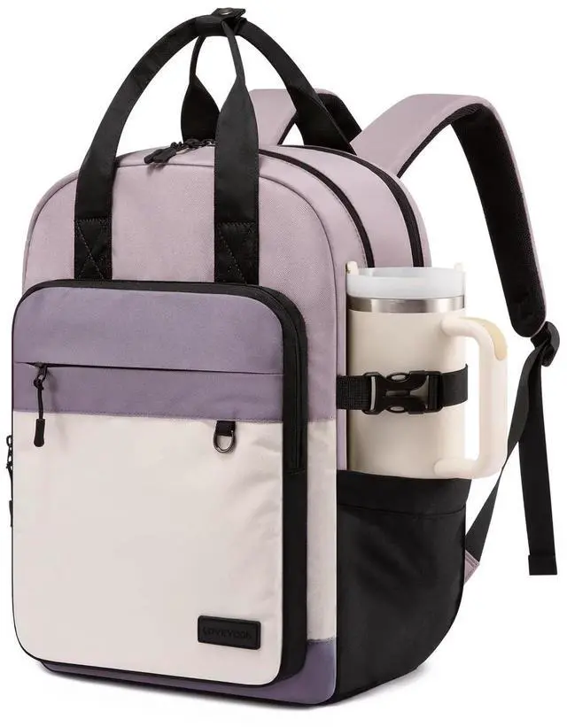 Main image of LOVEVOOK Laptop Backpack for Women, 15.6 Inch Computer Backpack Purse, Casual Daypack Carry-On Personal Item Travel Bag, College Bookbook for Teen Girls Students Back to School