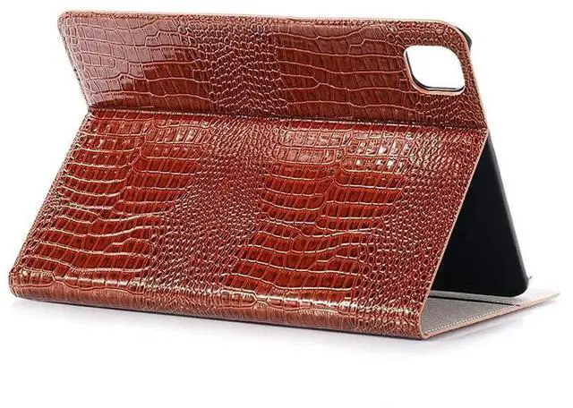 Alt view image 5 of 5 - iPad Air (13'') M3/M2 2025/2024 Case, iPad Pro-3 4 5 6 (12.9'') Case with Pen Holder, DMaos Business Vintage Book Synthetic Leather Stand Folio Smart Cover - Brown