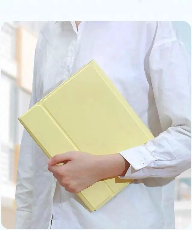 Alt view image 3 of 5 - ZGSENLAN with Mouse Keyboard case for Galaxy Tab Tab S7+ / S7 FE / S8+ / S9+ / S9 FE+ 12.4", Magnetic Detachable Bluetooth Keyboard Color Key with S Pen HolderMint Green