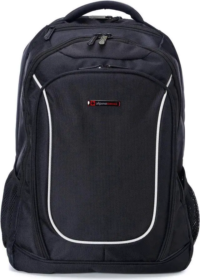 Main image of Alpine Swiss Oneida 15.6" Laptop Backpack With Tablet Sleeve & Mfg Warranty Black