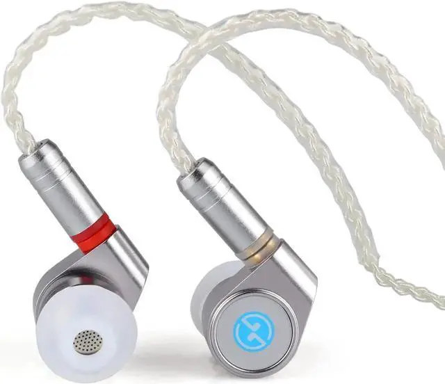 Main image of Linsoul 2022 Upgraded TIN HiFi T2 DLC 2DD 10mm Dynamic Driver in Ear Monitor Earphone with Detachable 0.78mm 2Pin 5N 8 Core Silver-Plated Cable, Aluminum Cavity for Audiophile DJ Musician