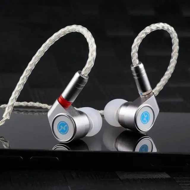 Alt view image 3 of 5 - Linsoul 2022 Upgraded TIN HiFi T2 DLC 2DD 10mm Dynamic Driver in Ear Monitor Earphone with Detachable 0.78mm 2Pin 5N 8 Core Silver-Plated Cable, Aluminum Cavity for Audiophile DJ Musician