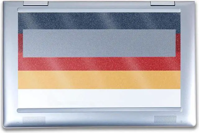 Alt view image 4 of 5 - Glossy Glitter Laptop Skin Compatible with HP Envy x360 14 (2023) - Vintage Lines - Premium 3M Vinyl Protective Wrap Decal Cover - Easy to Apply | Crafted in The USA by MightySkins