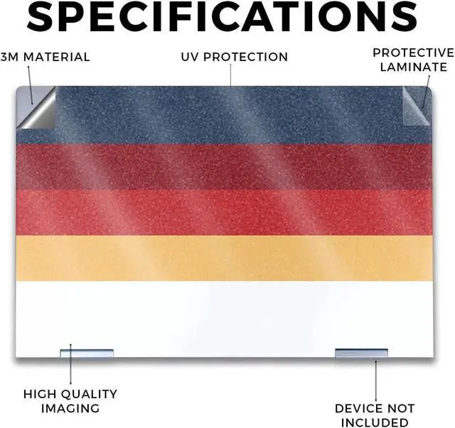 Alt view image 3 of 5 - Glossy Glitter Laptop Skin Compatible with HP Envy x360 14 (2023) - Vintage Lines - Premium 3M Vinyl Protective Wrap Decal Cover - Easy to Apply | Crafted in The USA by MightySkins