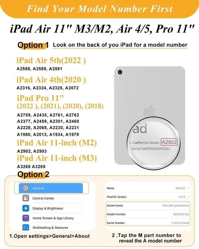 Alt view image 5 of 5 - Shorogyt for iPad Air 11 Inch Case M3 2025&M2 2024/Air 5th Generation 2022/Air 4th Gen 2020/Pro 11 Inch Case Magnetic Stand for Women - Cute 360 Degree Rotating Covers Girls Pencil Holder,Sun Moon