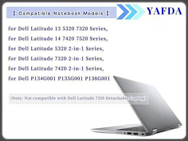 Alt view image 3 of 5 - Yafda 7FMXV New Laptop Battery Replacement for Dell Latitude 5320 7320 7420 7520 Latitude 5320 2-in-1 7320 2-in-1 7420 2-in-1 Series 0TN2GY TN2GY 9JM71 4M1JN 1PP63 HDGJ8 MHR4G 63Wh