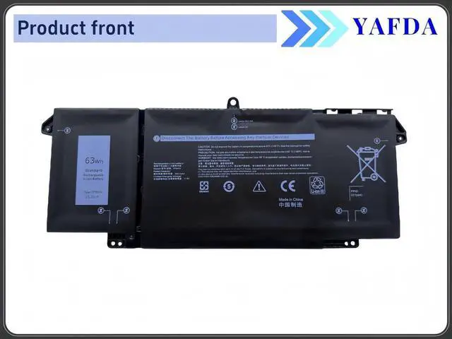Alt view image 4 of 5 - Yafda 7FMXV New Laptop Battery Replacement for Dell Latitude 5320 7320 7420 7520 Latitude 5320 2-in-1 7320 2-in-1 7420 2-in-1 Series 0TN2GY TN2GY 9JM71 4M1JN 1PP63 HDGJ8 MHR4G 63Wh
