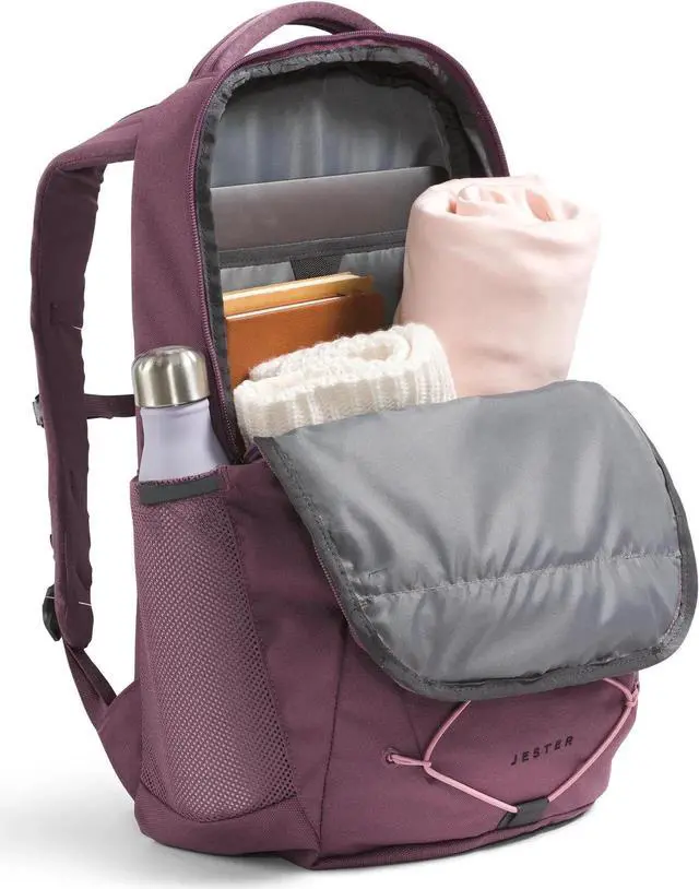 Alt view image 3 of 4 - THE NORTH FACE Women's Jester Everyday Laptop Backpack, Midnight Mauve/Mauve, One Size