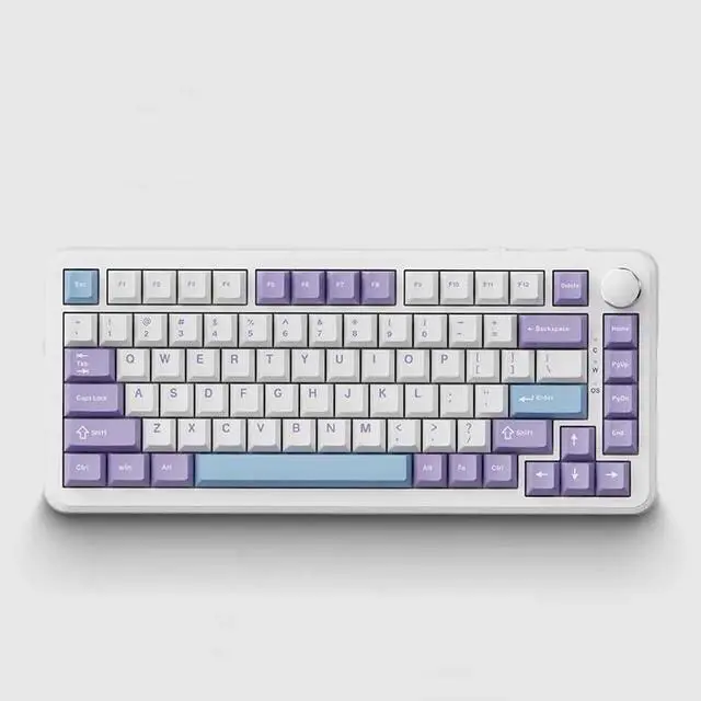 Main image of Odpaltoy×Ajazz AK820 MAX Mechanical Gaming Magnetic Switch Keyboard with Knob,Wired Rapid Trigger Gaming Keyboard,81 Keys RGB PBT Keycap Hot Swappable with Gasket (Haiyanese Purple·Wired)