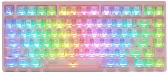 Main image of IROK MG75MAX 81 Keys Wired Magnetic Switch Keyboard, 256KHZ Single Key Scan Rate, PCB Nano-Coating Waterproof, Hall Effect, 8KHZ/ARGB/CNC Aluminum Gaming Keyboard(Pink)