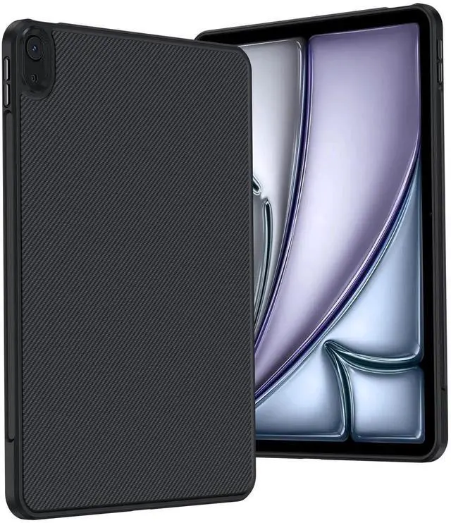 Main image of BENKS ArmorPro Case for iPad Air 11 Inch (M3/M2) 2025/2024 & iPad Air 10.9 Inch (5/4th Gen) 2022/2020, Slim Shockproof Cover with Pencil Holder, Supports Apple Pencil Charging, Dupont Kevlar Made