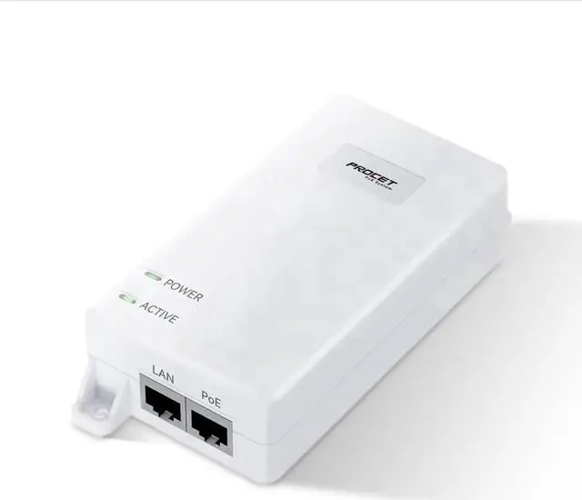 Main image of 10Gbps PoE++ Injector 60W IEEE802.3bt/at/af Compliant, Supplies PoE(15.4W) or PoE+(30W) or PoE++(60W) Power Over Ethernet Distances Up To 328ft, PoE Injector Adapter for Camera/Access Point, EN60GB-10