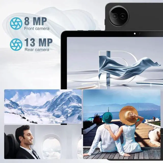 Alt view image 3 of 5 - DigiLand Android Tablet,10.1 inch Android 14 Tablet,Octa-core CPU,10 GB RAM + 64 GB ROM(Expandable TF Card) 800x1280 Resolution, WiFi 6 & Bluetooth 5.0, Dual Speakers, 8MP+13MP, 6000mAh,Widevine L1