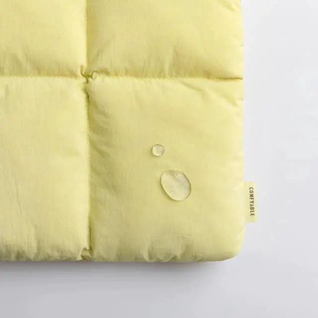 Alt view image 2 of 5 - Comfyable Puffy Laptop Sleeve 13 Inch 14 Inch, Quilted Puffer Laptop Carrying Case, Pillow Case Compatible with MacBook Air M4 2025 M3 M2 M1, MacBook Pro M4 Pro/Max, Yellow