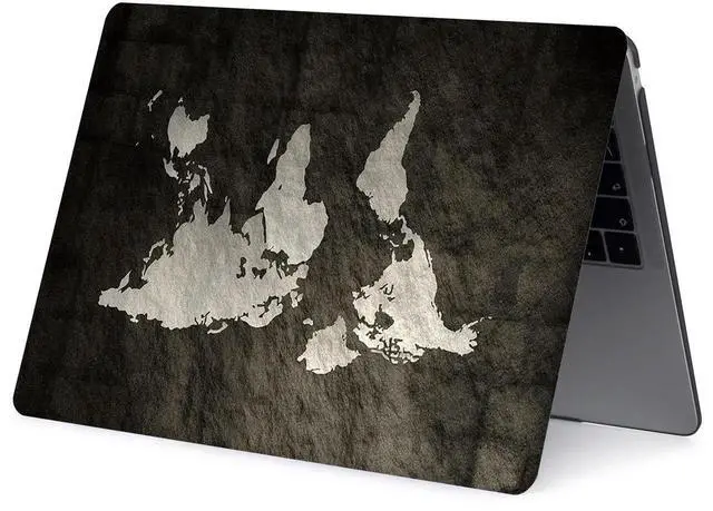 Alt view image 3 of 5 - Laptop Hard Case Compatible with MacBook Pro 16 Inch Case 2020 2019 Release Model A2141 with Touch Bar Touch ID, Protective Plastic Hard Shell Cover Case & Keyboard Cover Skin, World Map