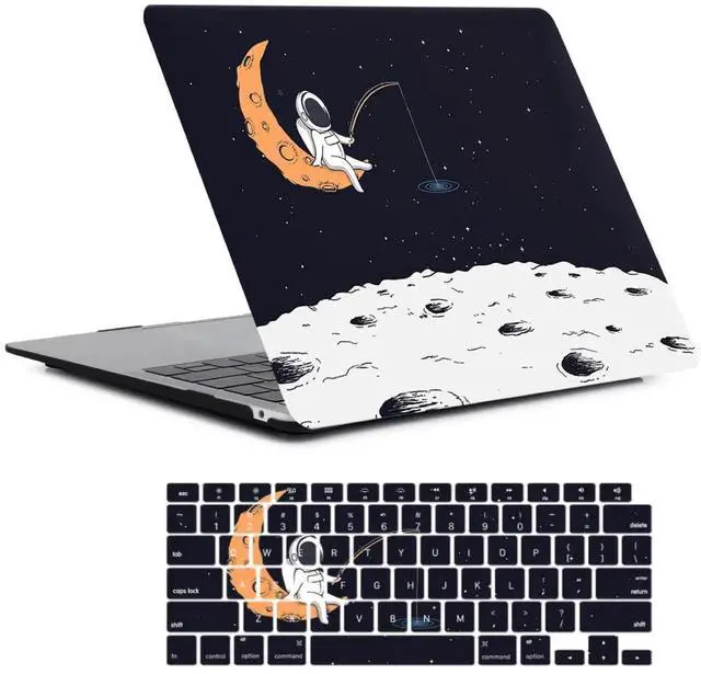 Alt view image 4 of 5 - Laptop Hard Case Compatible with MacBook Pro 13 Inch Case 2015 2014 2013 2012 Release with Retina Display Model A1502 A1425, Plastic Hard Shell Case Cover & Keyboard Cover Skin, Astronaut