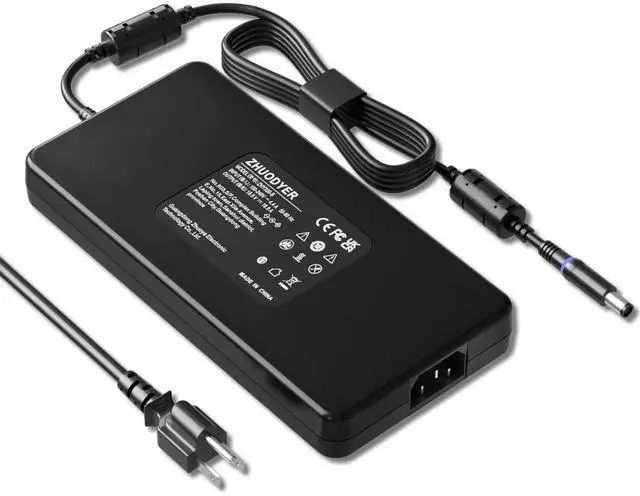 Main image of 19.5V 16.9A 330W Laptop Charger Compatible with Dell Alienware M17 M18X X17 X51 m16 m18 x16 R1 P124F001 P51E001 P120F001, Area-51m G15 G16 5530 7630 AC Gaming Laptop Power Supply Adapter Cord