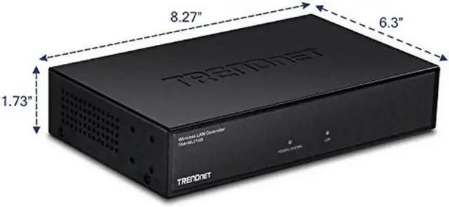 Alt view image 5 of 5 - TRENDnet Wireless LAN Controller, Built-in 5-Port GB Switch, Compatible with: TEW-755AP/TEW-821DAP/TEW-825DAP, Access Point Management, TEW-WLC100, Black, Manage up to 128 AP's