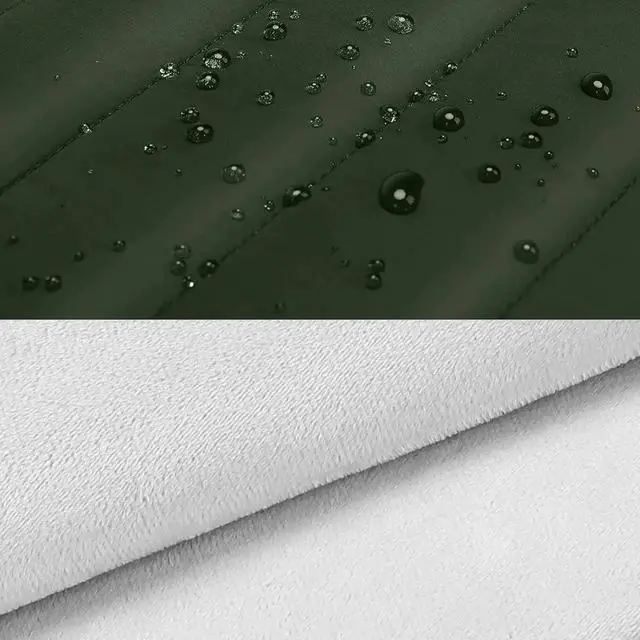 Alt view image 3 of 5 - MOSISO 15-15.6 inch Laptop Case, 16 inch Puffy Laptop Sleeve Compatible with MacBook Pro 16, HP Dell ASUS Acer Toshiba Lenovo Notebook Computer, Polyester Horizontal Bag with Small Case, Army Green