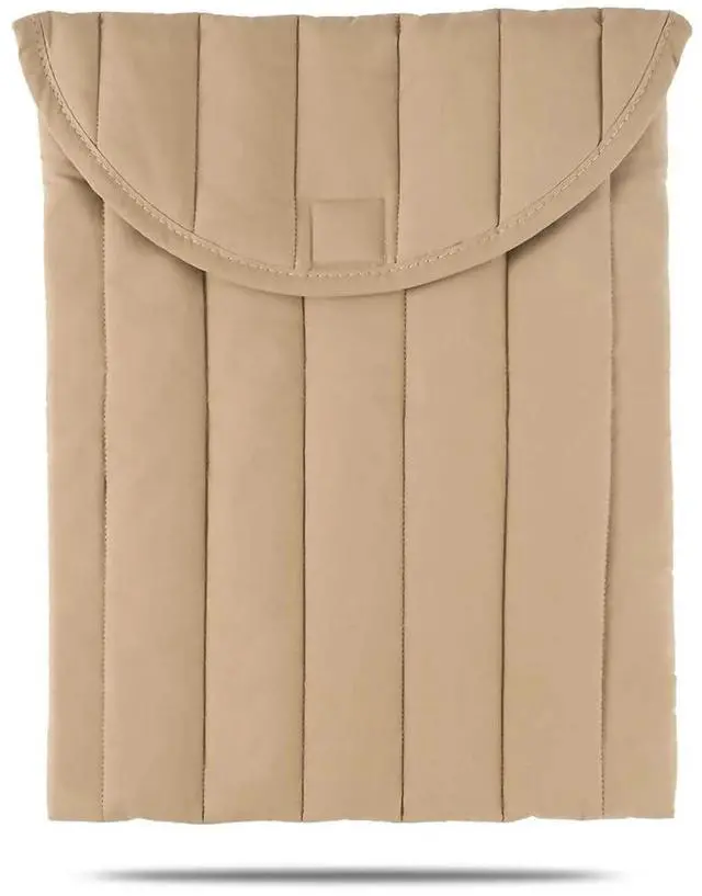 Main image of Puffy Laptop Sleeve 11-12 Inch Beige, Protective Carrying Case for Men and Women, Cute Case Bag Compatible with 11 and 12 Inch Laptops, 10.9" Ipad 10, 10.2" Ipad 7 8 9 in Cover