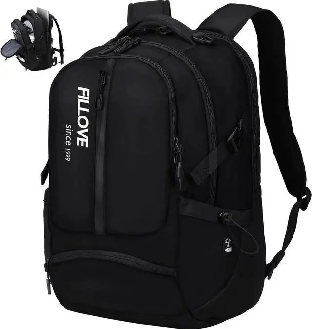 Main image of FILLOVE Extra Large Backpack, FriendlyDurable Travel Backpack with USBCharging Port/Headphones Hole forMlen& amp ; WomenAnti theft& amp Secure, Water-Resistant Big Business College