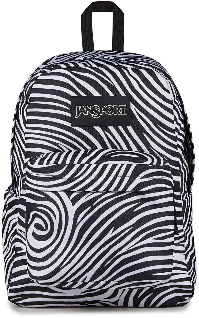 Main image of JanSport SuperBreak Plus Backpack with Padded 15-inch Laptop Sleeve and Integrated Bottle Pocket - Spacious and Durable Daypack for Work and Travel - Surreal Swirlies