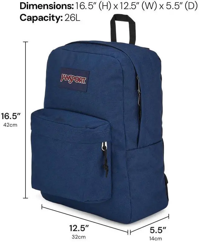 Alt view image 2 of 5 - JanSport SuperBreak Plus Backpack with Padded 15-inch Laptop Sleeve and Integrated Bottle Pocket - Spacious and Durable Daypack for Work and Travel - Surreal Swirlies