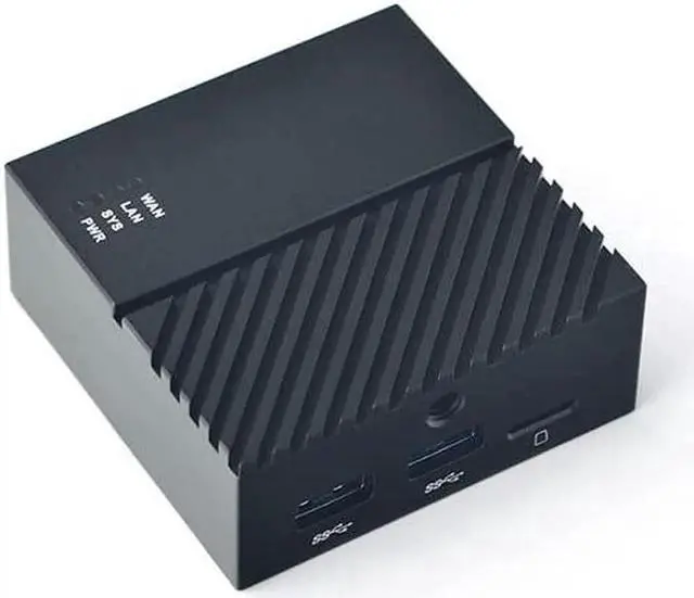 Alt view image 4 of 5 - Nanopi R4S Mini Portable Travel Router OpenWRT with Dual-Gbps Ethernet Ports 4GB LPDDR4 Based in RK3399 Soc for IOT NAS Smart Home Gateway(Without MAC chip)