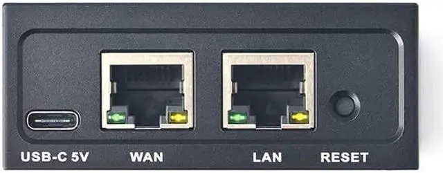 Alt view image 3 of 5 - Nanopi R4S Mini Portable Travel Router OpenWRT with Dual-Gbps Ethernet Ports 4GB LPDDR4 Based in RK3399 Soc for IOT NAS Smart Home Gateway(Without MAC chip)