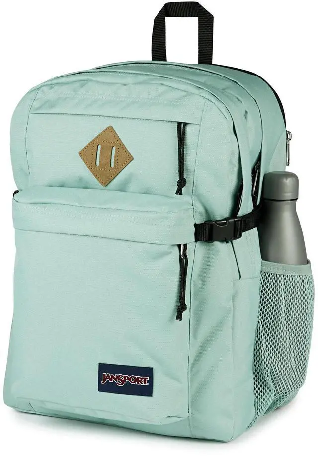Alt view image 2 of 5 - JanSport Main Campus Backpack - Travel or Work Backpack with 15-Inch Laptop Sleeve and Dual Water Bottle Pockets, Faded Sage