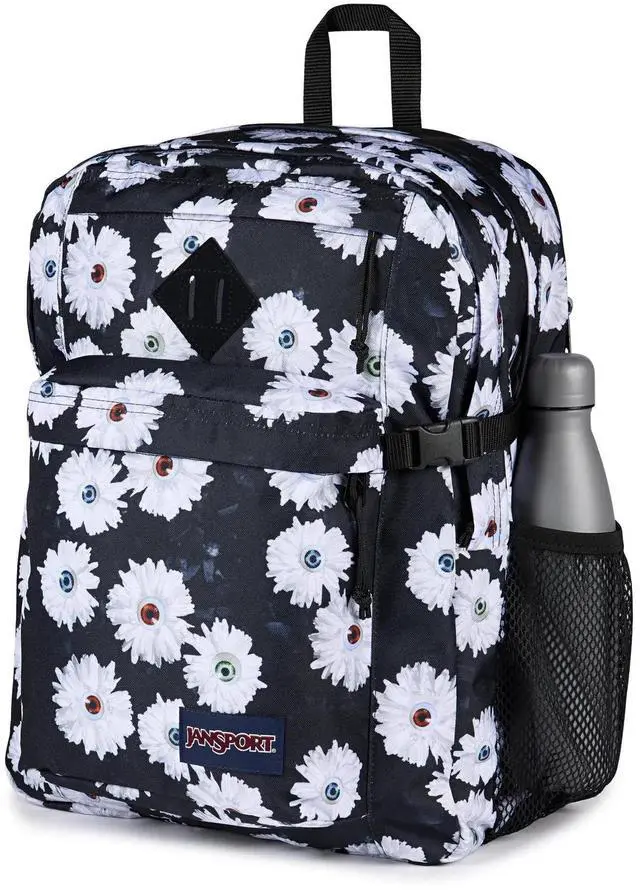 Alt view image 5 of 5 - JanSport Main Campus Backpack - Travel or Work Backpack with 15-Inch Laptop Sleeve and Dual Water Bottle Pockets, Eyeball Blossom