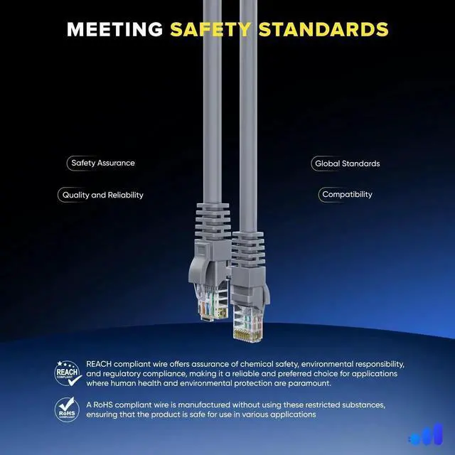 Alt view image 4 of 5 - Maximm Outdoor Ethernet Cable 300ft - CAT6 LAN Network Cable, Waterproof & Weatherproof, High-Speed Internet Cord for Outdoor Use - Heavy Duty, UV Resistant - Gray