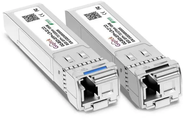 Main image of 1 Pair 10GBASE-BX10-UD BiDi SFP+ Module, TX 1270nm/1330nm, RX 1330nm/1270nm, 10km DOM Simplex LC/UPC SMF Optical Transceiver Mini Gbic for Juniper Networks JNP-SFP-10G-BX10U/JNP-SFP-10G-BX10D