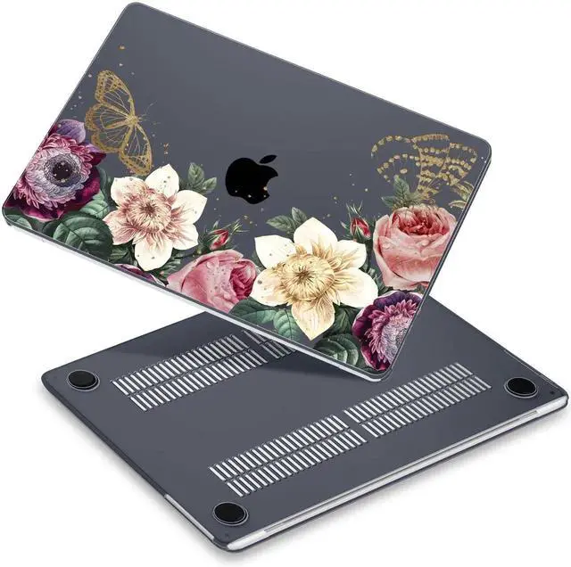Main image of Yebiseven for MacBook Air 13.6" M4 Case 2025 2024 2022 Released A3240/A3113 M3/A2681 M2, Laptop Case with Keyboard Cover & Screen Protector & OTG Adapter & 2 Webcam Covers, Blooming Flower