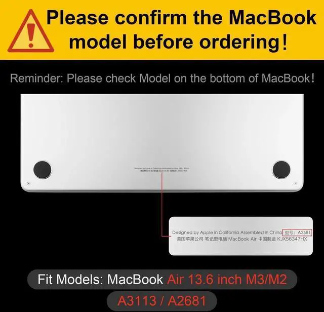 Alt view image 5 of 5 - Yebiseven for MacBook Air 13.6" M4 Case 2025 2024 2022 Released A3240/A3113 M3/A2681 M2, Laptop Case with Keyboard Cover & Screen Protector & OTG Adapter & 2 Webcam Covers, Blooming Flower